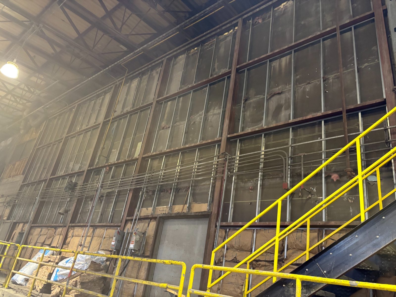 Industrial wall framing
