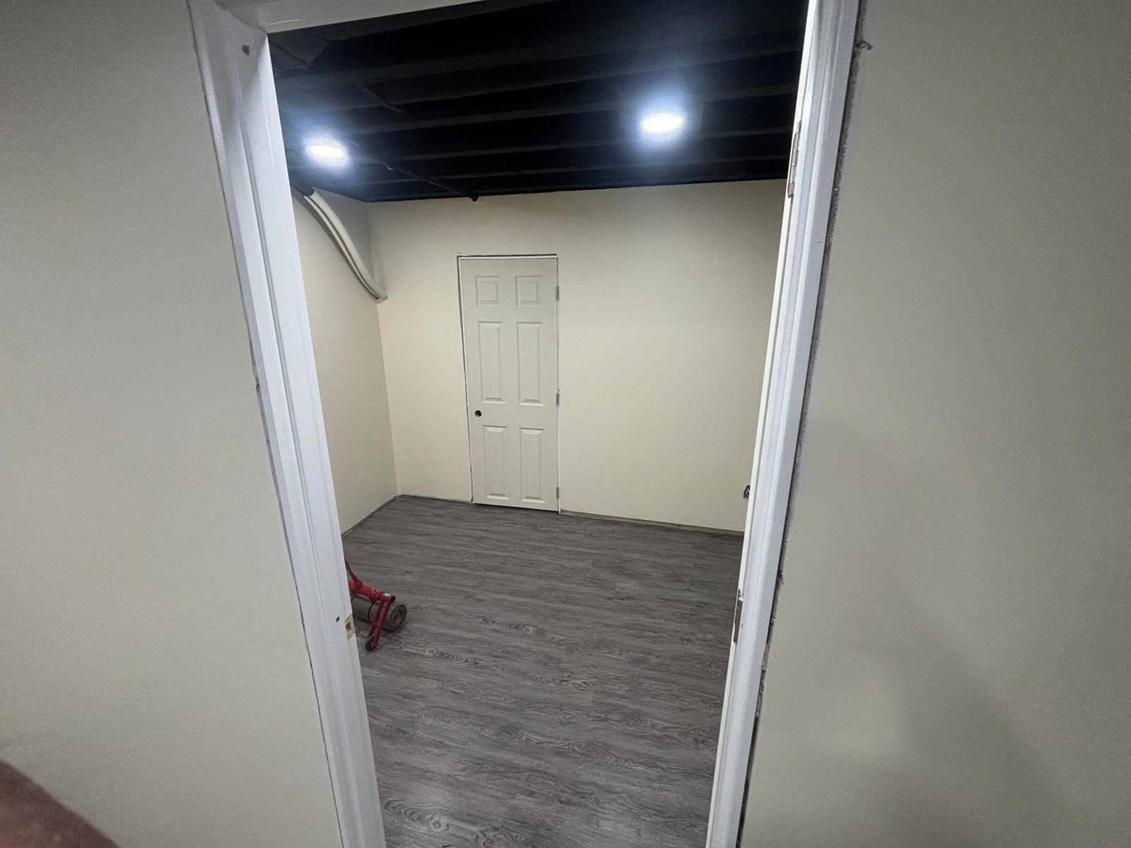 Finished basement after renovation